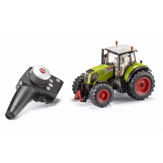 SIKU 6882, Claas Axion 850 Tractor, Radio, 1:32, Includes Remote Control, Metal/Plastic, Green, Battery Operated, Compatible with attachments