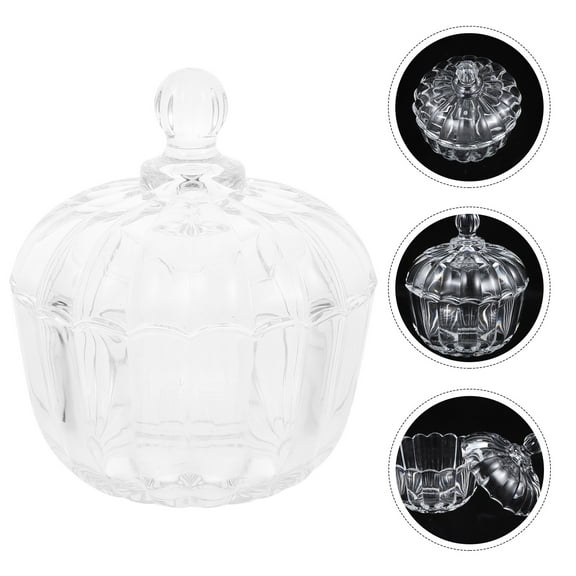 SILENRADAWN Packing Holder Clear for Nuts and Snacks 1 Set 4.56X4.56X4.28in