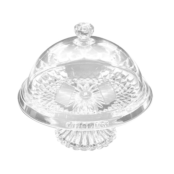 SILENRADAWN 1 Set Food Dome Cover Acrylic Transparent for Household Users and Parties