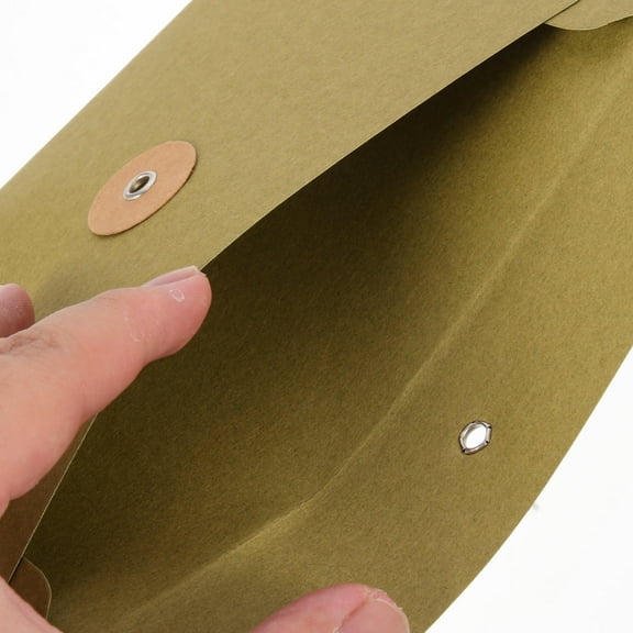 SILENRADAWN 10Pcs Vintage Envelopes for Office Workers Rectangular Green Color Water Resistant