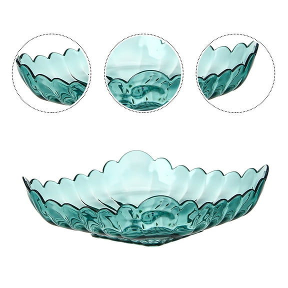 SILENRADAWN 1Pcs Fruit Tray Square Plastic for Home Use in Snack and Dessert Serving