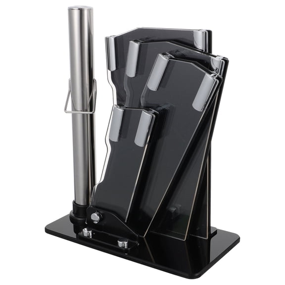 SILENRADAWN Kitchen Utensil Holder with Flat Bottom, 1-Piece Countertop Organizer Rack for Cooking Tools Storage