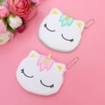 thumbnail image 1 of SILENRADAWN 2Pcs Small Change Pouch for Children Plush Coin Pouch with Zipper Closure for Cosmetics and Keys, 1 of 8