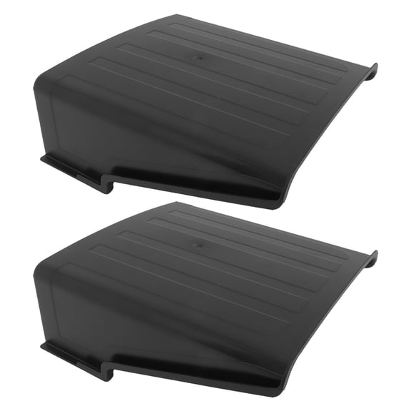SILENRADAWN outdoor camera shield Black Plastic Weatherproof Sunshade And Rain Protector 2 Count