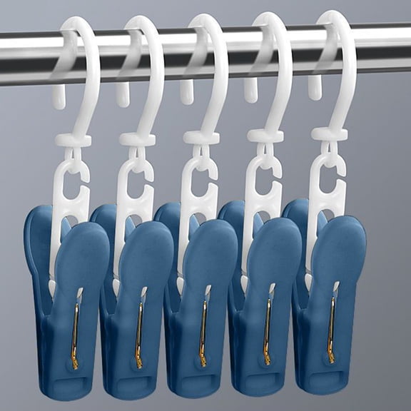 SILENRADAWN 30Pcs Drying Hooks Clip Laundry Hooks With Clip 11.50X2.50X1.30CM
