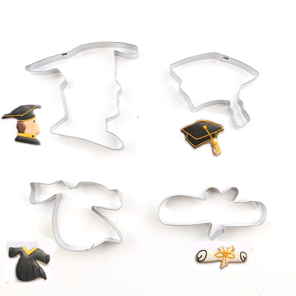 SILENRADAWN Certificate Shaped Cookie Cutter with Non-Stick for Chocolate, Cake Decorating and Baking