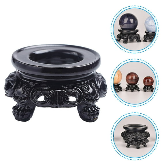 SILENRADAWN Gazing Globe Stands 1Pcs Black for Office Decor