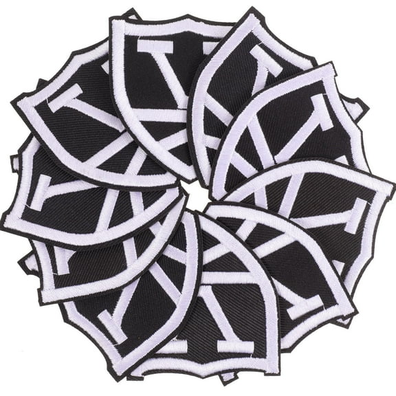 SILENRADAWN Large Embroidered Applique Patches for Clothes Bags Jackets in Assorted Colors Cloth Material