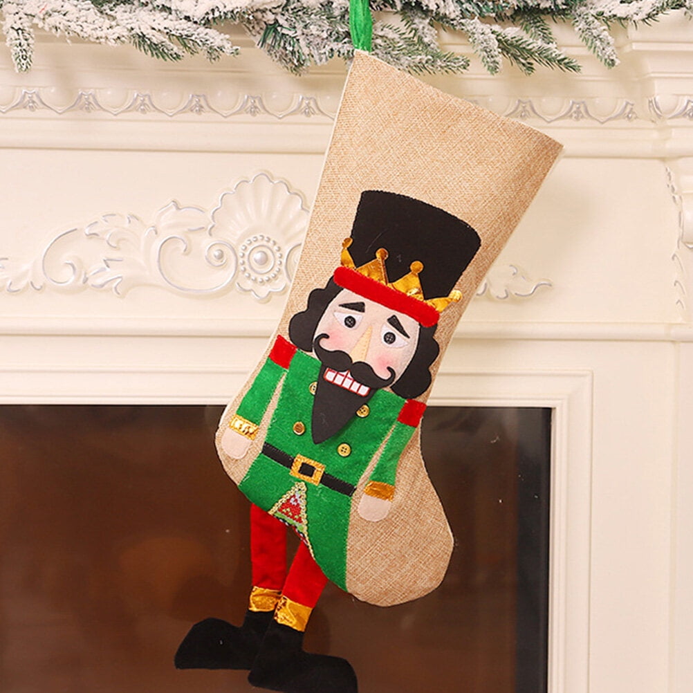 SILENRADAWN Nutcracker Bags 1Pcs Linen Sack Shape for Storage and Gift ...