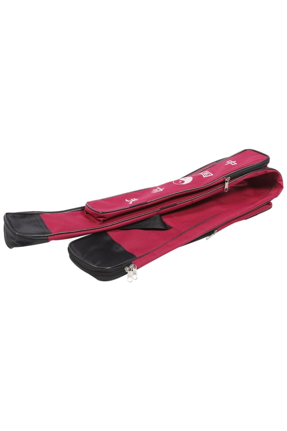Red Canvas Storage Bag , Lightweight, , Portable Outdoor Carrying Case 1 Pc
