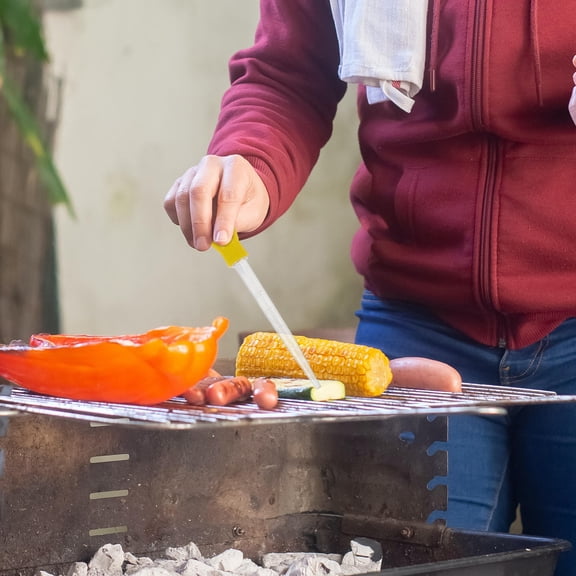 SILENRADAWN Baster for Meat Reusable Thermoplastic Rubber and Plastic Turkey Dropper