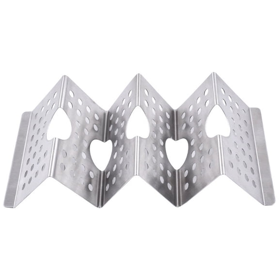SILENRADAWN Wave Shaped Silver 430 Stainless Steel 8.7x3.9in for Cooking Enthusiasts 1Set