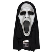 Silent Screamer Mask Costume Accessory for Adults, Black and White, Halloween by Way To Celebrate