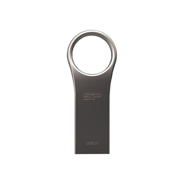 SILICON POWER Jewel J80 - USB flash drive - 128 GB - USB 3.0 - silver, titanium