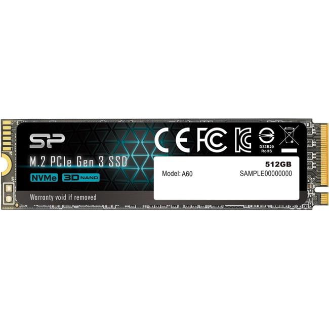 SILICON POWER P34A60 - SSD - 512 GB - internal - M.2 2280 - PCIe