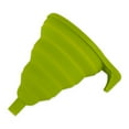 thumbnail image 1 of Collapsible Green Silicone Funnel, 1 of 3