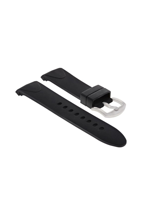 SILICONE RUBBER BAND STRAP 22MM FOR TAG HEUER CARRERA MONACO FORMULA F1 BLACK