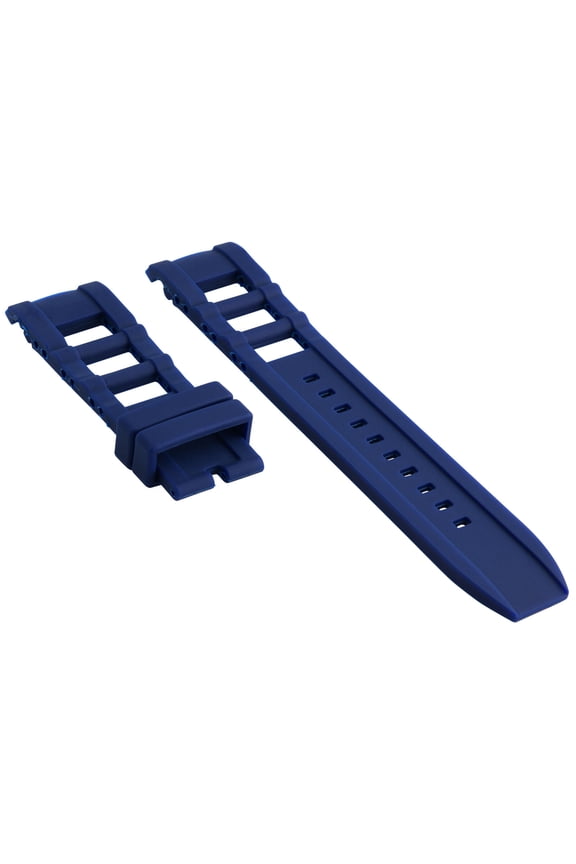 SILICONE RUBBER WATCH BAND STRAP FOR INVICTA I-FORCE 7423 12965 12966 12964 BLUE