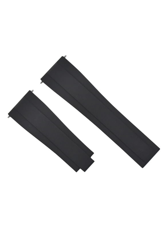 SILICONE RUBBER WATCH STRAP BAND FOR ROLEX DATEJUST DAYTONA SUBMARINER GMT BLACK