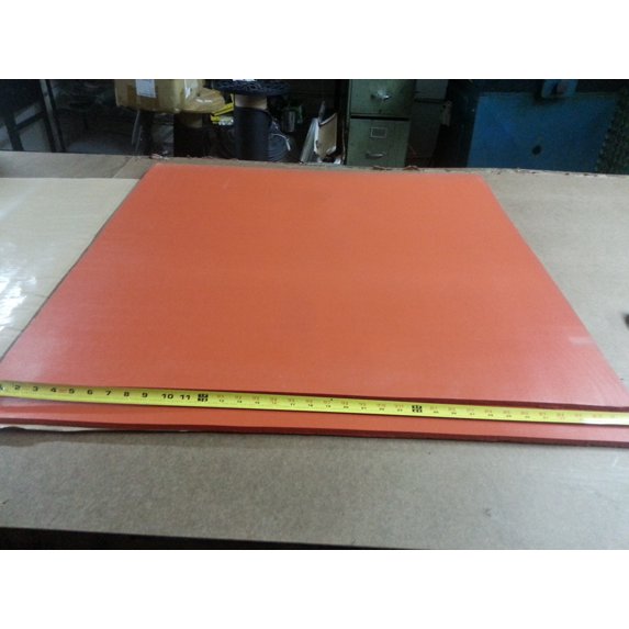 Foglio Gomma Silicone 55 Shore A — 3/16" X 12" X 12", ALL ABOUT RUBBER