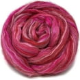 SILK RINO Fiber for Spinning. Super Soft Combed Top Wool Roving for
