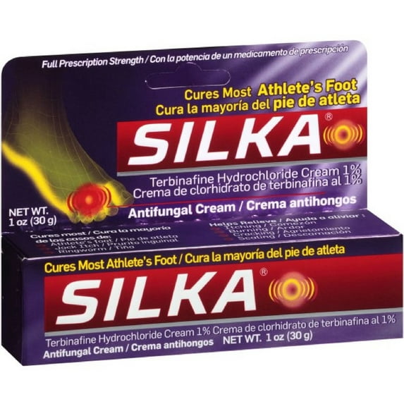 SILKA Athlete's Foot Antifungal Cream 1 oz (Pack of 4)
