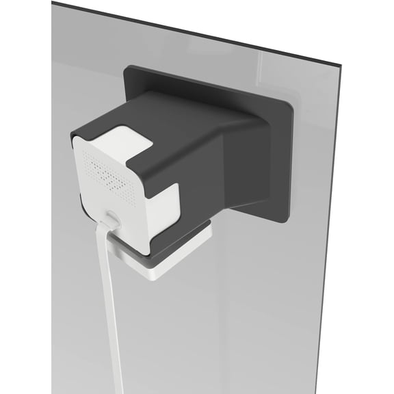 SILKBUT Angled Window Mount Compatible with Wyze Cam v4 Cam V3, 20 Degrees Tilt ( Up/Down/Left/Right ), Through Window Use Cam v3 v4 , Turn Wyze Camera into a Window Camera for Outdoor Monitoring