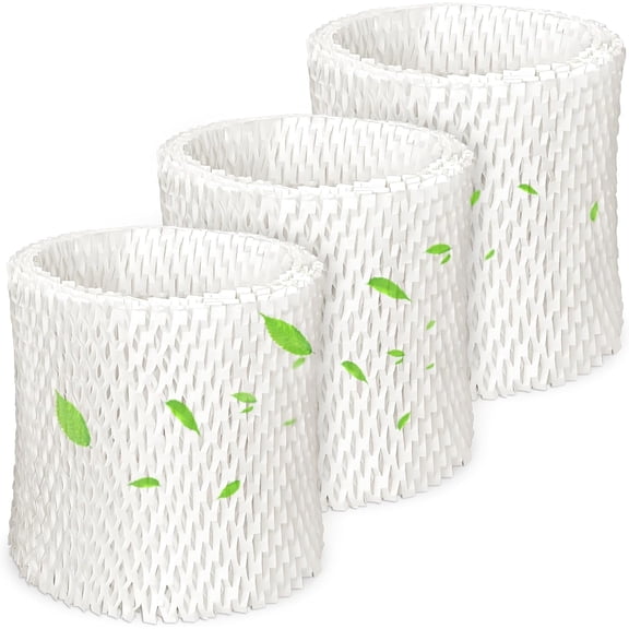SILKBUT Canopy Humidifier Filters Replacement, Bedside Humidifier Filter Compatible with Canopy Bedside & Nursery Humidifiers, Wood Pulp & Paper Honeycomb Filters (3pcs, White)