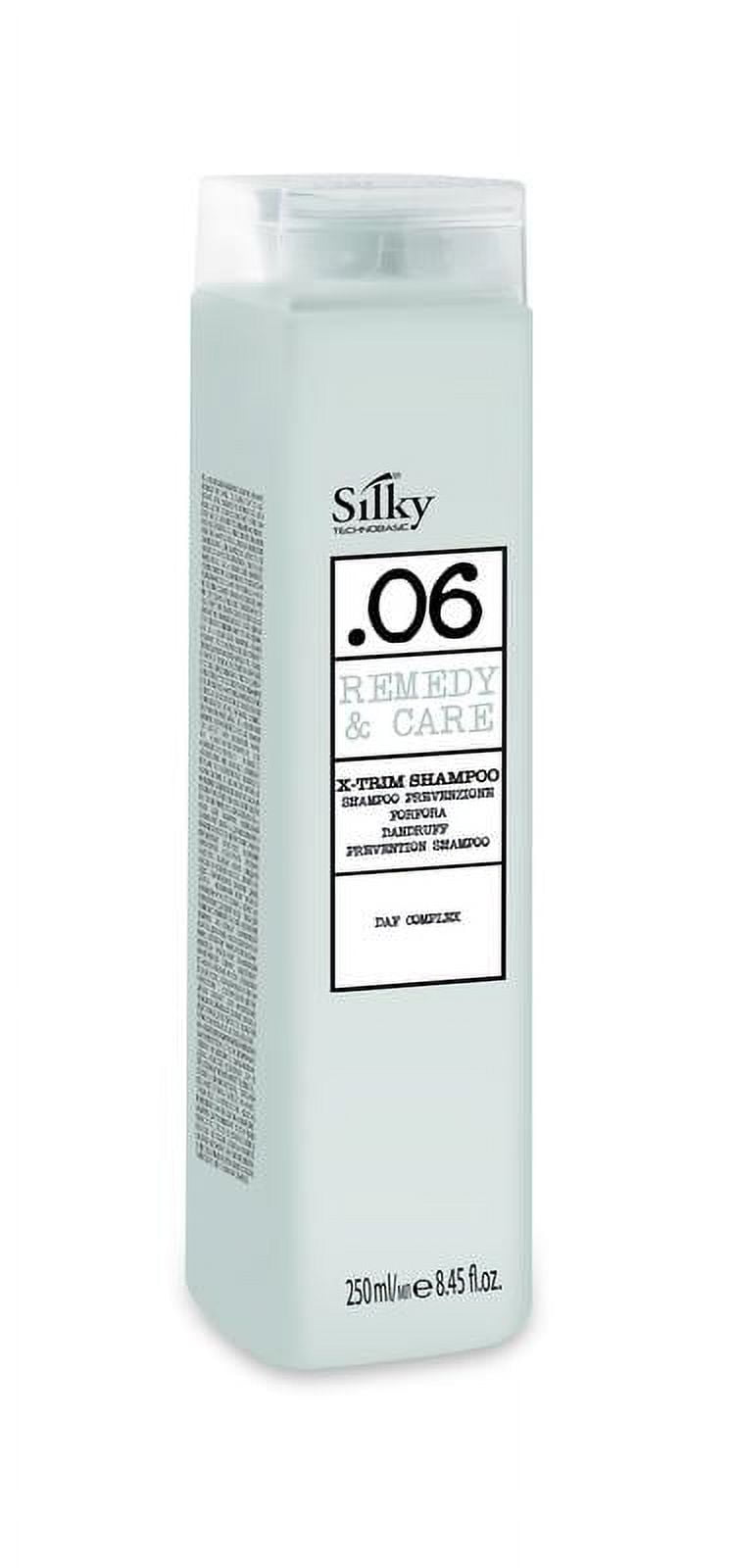 SILKY .06 X-TRIM SHAMPOO ANTI- DANDRUFF with Micro-Granules and Rosemary Extracts for Deep Cleansing and Scalp Balance (250 ML)/8.45oz
