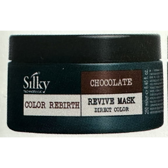 SILKY COLOR REBIRTH *REVIVE MASK* Direct Color 250ml/8.45oz -CHOCOLATE