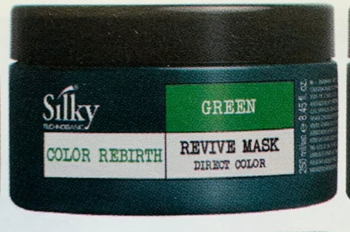 SILKY COLOR REBIRTH *REVIVE MASK* Direct Color 250ml/8.45oz -GREEN