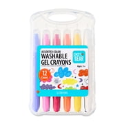 Pen+Gear Assorted Color Washable Gel Crayons, 12 Count