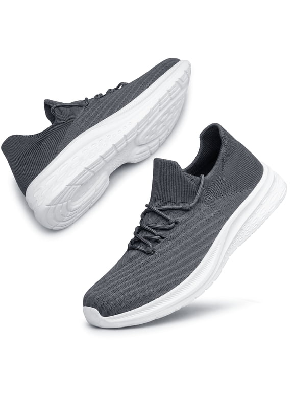 Men's Athletic Shoes Mesh Sneakers Slip on Walking Shoes Comfort Breathable