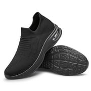 SILLENORTH Men's Mesh Athletic Sneakers Slip on Walking Shoes Breathable Comfort