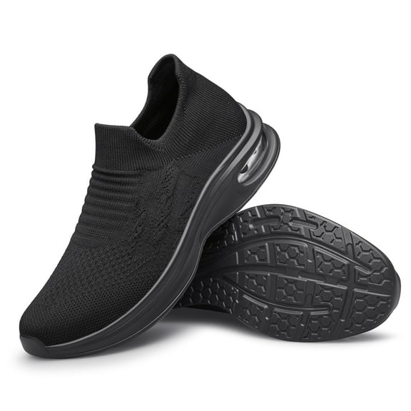 SILLENORTH Men's Mesh Athletic Sneakers Slip on Walking Shoes Breathable Comfort