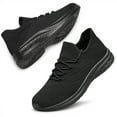 thumbnail image 1 of SILLENORTH Men's Mesh Sneakers Slip on Walking Shoes Breathable Comfort Casual Athletic, 1 of 10
