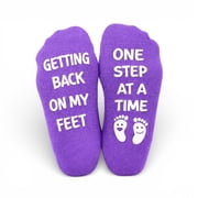 SILLY OBSESSIONS Funny Recovery Socks for Men and Women, Get Well Soon Socks for Patients. After Surgery Chemo Care Gift, Thinking of You Post Surgery, Healing Gift.