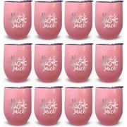 SILLY OBSESSIONS Stainless Steel Tumblers in bulk-12pcs. Funny tumbler for Mother's Day, birthday, Christmas,