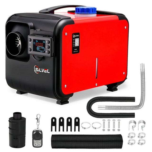 SILVEL 5KW8KW Diesel Air Heater All in One 12V Parking Heating with