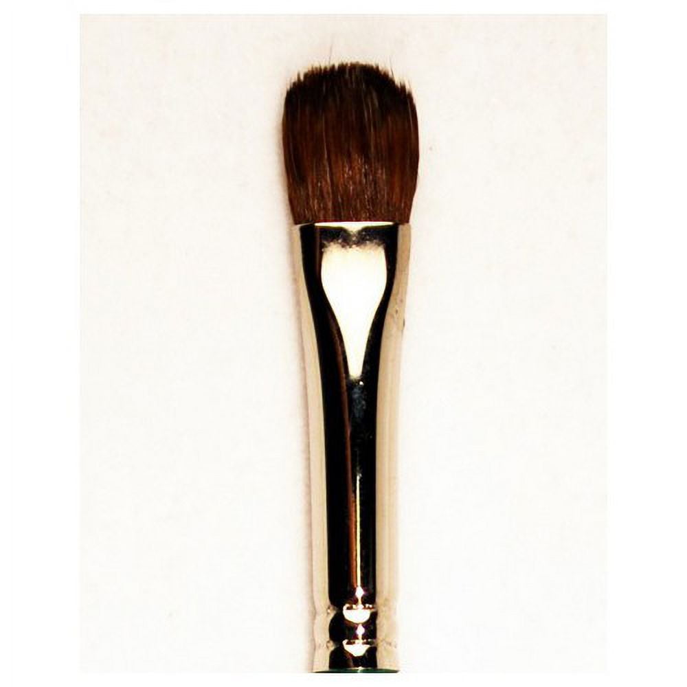 SILVER BRUSH LIMITED 6819S38 CRYSTAL GOLDEN TAKLON CLEAR SHORT HANDLE