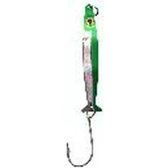 SILVER HORDE Coho Killer Fishing Spoon, UV Green Haze, 3"