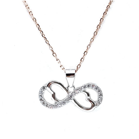 SILVER INFINITY PENDANT FOR HER