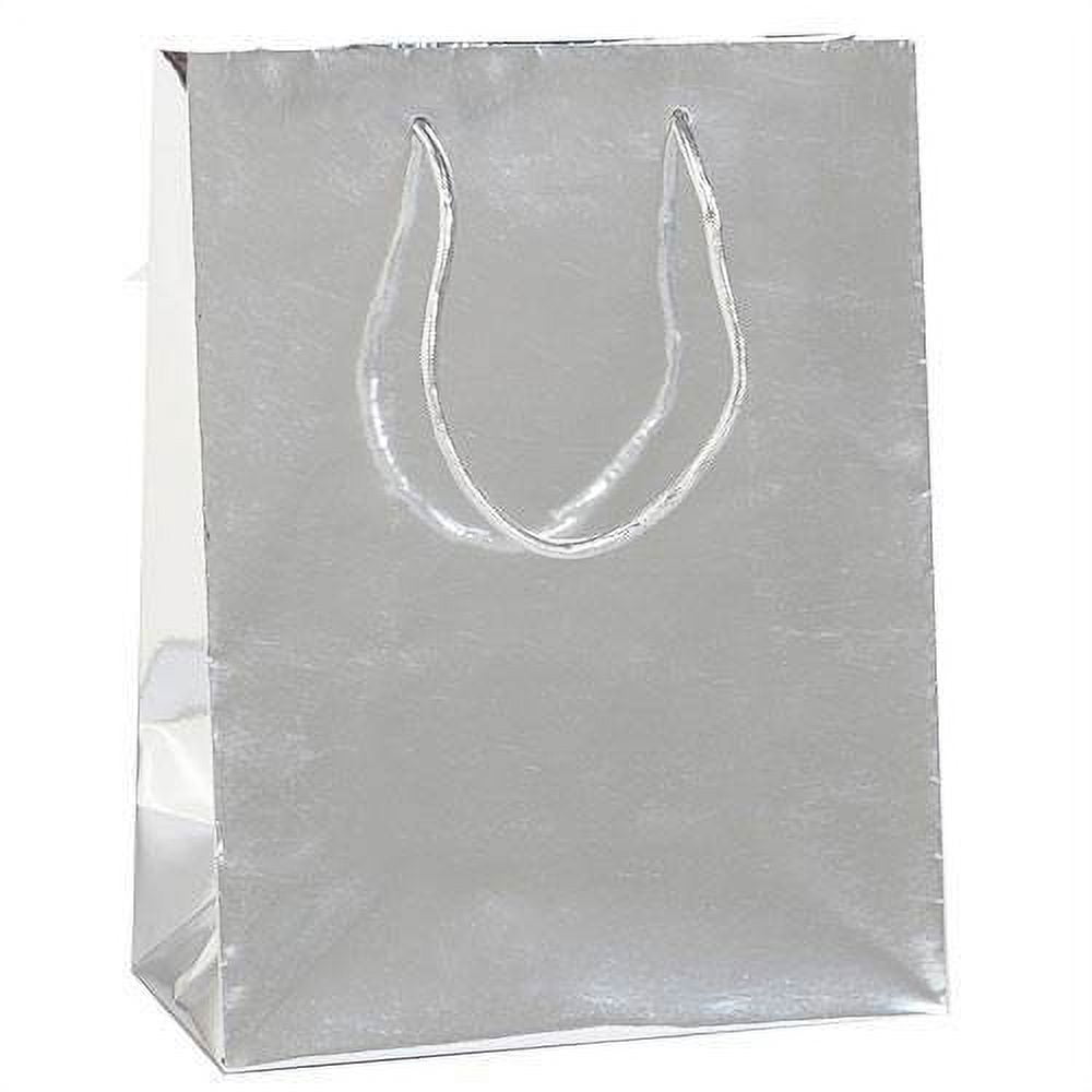 SILVER METALLIC GIFT BAG