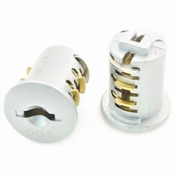 (SILVER) Office Furniture Replacement Lock Core for Kimball Office 036