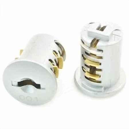 (SILVER) Office Furniture Replacement Lock Core for Kimball Office 127
