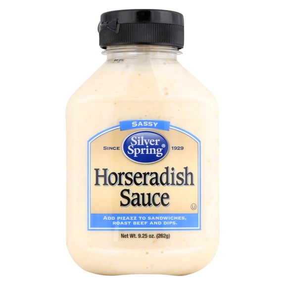 SILVER SPRINGS - Sassy Horseradish Sauce - 9.25 Oz, Case of 9