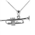thumbnail image 1 of SILVER THREE DIMENSIONAL TRUMPET PENDANT NECKLACE - Pendant only, 1 of 1