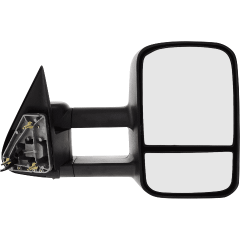 SILVERADO/SIERRA 99-07 TOWING MIRROR RH, Power, Manual Folding, Heated, Textured, w/o Signal Light