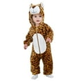 thumbnail image 1 of SILVERCELL 0-3T Baby Boys Girls Cartoon Flannel Hooded Bodysuit Playsuit One-Piece Romper Jumpsuit Homewear Outfits, 1 of 8