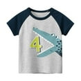 thumbnail image 1 of SILVERCELL 1-6T Toddler Boys Girls Short Sleeve Cotton T-Shirts Top, Kids Casual Raglan Tees Tops, 1 of 4